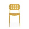 Zahradní jídelní židle CLOVER žlutá