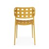 Zahradní jídelní židle CLOVER žlutá
