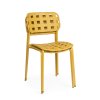 Zahradní jídelní židle CLOVER žlutá