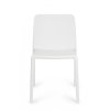 Plastová jídelní židle CHLORIS bílá