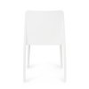 Plastová jídelní židle CHLORIS bílá