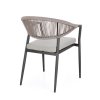 Zahradní jídelní židle MILLOR šedá