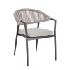 Zahradní jídelní židle MILLOR šedá