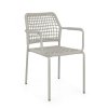 Zahradní židle RAJADA světle šedá