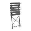 Skládací zahradní židle YASMIN černá