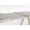 Rozkládací zahradní stůl KRION 205-265x103 cm světlý
