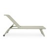 Hliníkové zahradní lehátko TAYLOR šedé