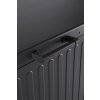 Zahradní úložný box OCEAN černý 165x72 cm