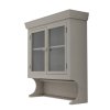 Nástěnný kabinet PILU šedý