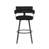 Barová židle BARDIO černá