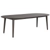 Oválný rozkládací jídelní stůl FILIPPA tmavě hnědý 170x105 cm117633 b sb D Filippa oval table w extensions brown oak