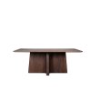 Jídelní stůl SCOTT tmavě hnědý 180x100 cm