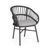 Zahradní židle ODIVELAS černá