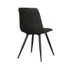 Jídelní židle BISTRO mikro semiš antracit