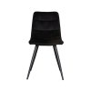 Jídelní židle BISTRO samet černá