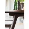 Jídelní stůl CLAPPERTON 220x95 cm tmavě hnědý