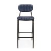 Barová židle DEBBIE modrá