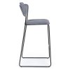 Barová židle BEATRICE šedá