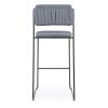 Barová židle BEATRICE šedá