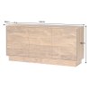 Dřevěná komoda DESERT 160 cm