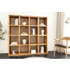 Dřevěná knihovna IRON CRAFT 160x156 cm mango