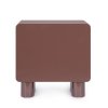 Noční stolek OTILIA cihlový