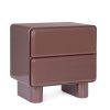 Noční stolek OTILIA cihlový