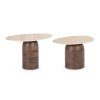 Set dvou konferenčních stolků YANISHA hnědý