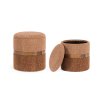 Set 2 taburetek TANYA hnědé