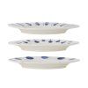 Set 3 talířů LINORA modrý 28 cm