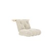Rozkládací křeslo HOOKED krémové