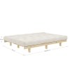 LEAN RAW 130 X 200 W. ALPHA MATTRESS SORBET PINK