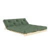 ROOTS RAW 160 X 200 W. ROOTS MATTRESS OLIVE GREEN