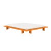 Dřevěná postel JAPAN 160x200 cm oranžová