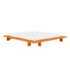 Dřevěná postel JAPAN 180x200 cm oranžová