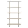 Kovový regál RIETI 150x90cm světlý