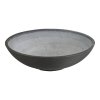 Zahradní mísa na vodu FLEURISTE Ø60cm tmavě šedá