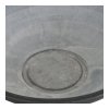 Zahradní mísa na vodu FLEURISTE Ø60cm tmavě šedá