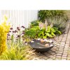 Zahradní mísa na vodu FLEURISTE Ø60cm tmavě šedá