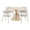 Jídelní set stolu ANNECY a 4 židlí TRIVIO