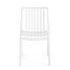 Zahradní plastová židle BILLIE bílá