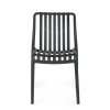 Zahradní plastová židle BILLIE černá