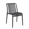 Zahradní plastová židle BILLIE černá