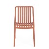 Zahradní plastová židle BILLIE terakota
