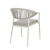Zahradní jídelní židle MILLOR světle šedá