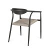 Zahradní židle LINARES antracitová