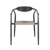 Zahradní židle LINARES antracitová