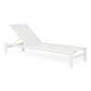 Hliníkové venkovní lehátko SKIPPER bílé