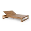 Dřevěné zahradní dvoulehátko HONOLULU 140x200 cm