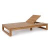 Dřevěné zahradní lehátko HONOLULU 110x200 cm